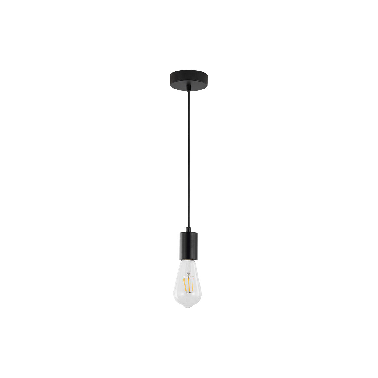 PENDUL G006R-1H-1xE27 NEGRU - imagine 3