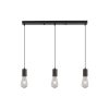 PENDUL G006S-3H-3xE27 NEGRU - Instadepot