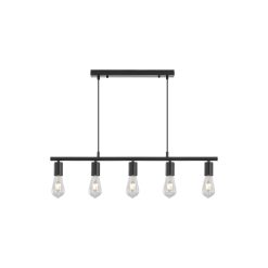 PENDUL G006S-5H-5xE27 NEGRU - Instadepot