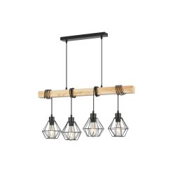 PENDUL LINIAR D002S-4H-4xE27-WDN - Instadepot