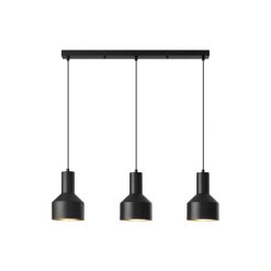 PENDUL P001S-3H-3xE27-NEGRU - Instadepot