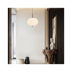 Alternative view of PENDUL S011R-1H-1xE27 OPAL STICLA ELIPTIC