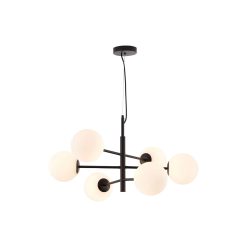 PENDUL S012C-6H-6xG9-STICLA - Instadepot