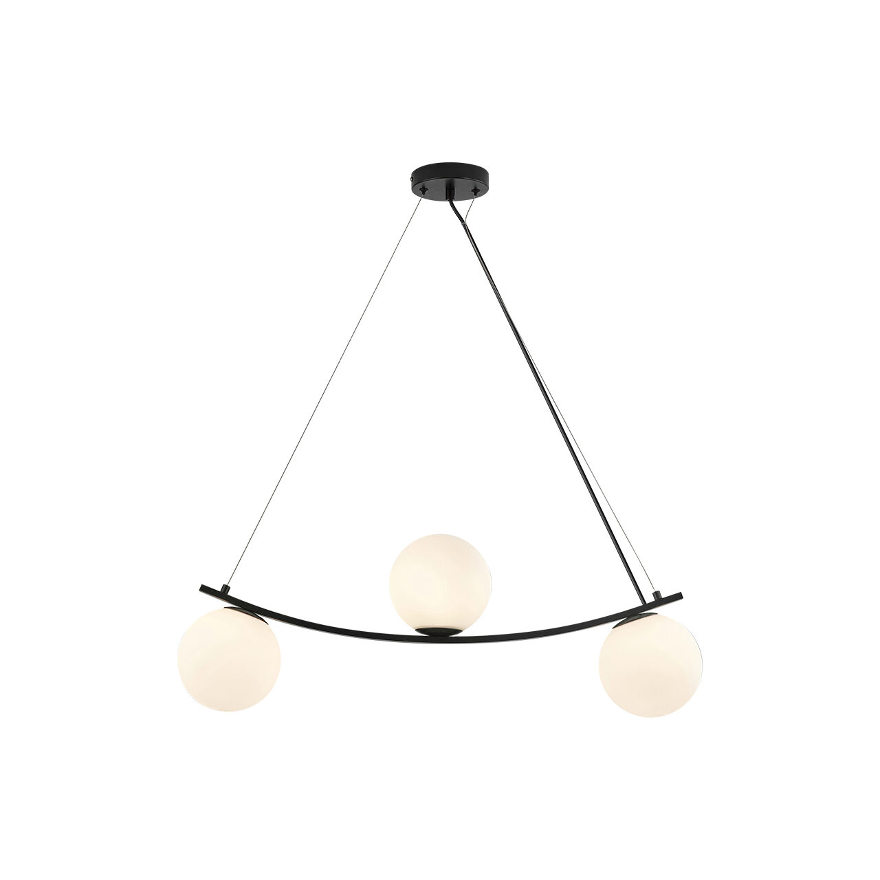 PENDUL S013R-3H-3xG9-OPAL STICLA - Instadepot