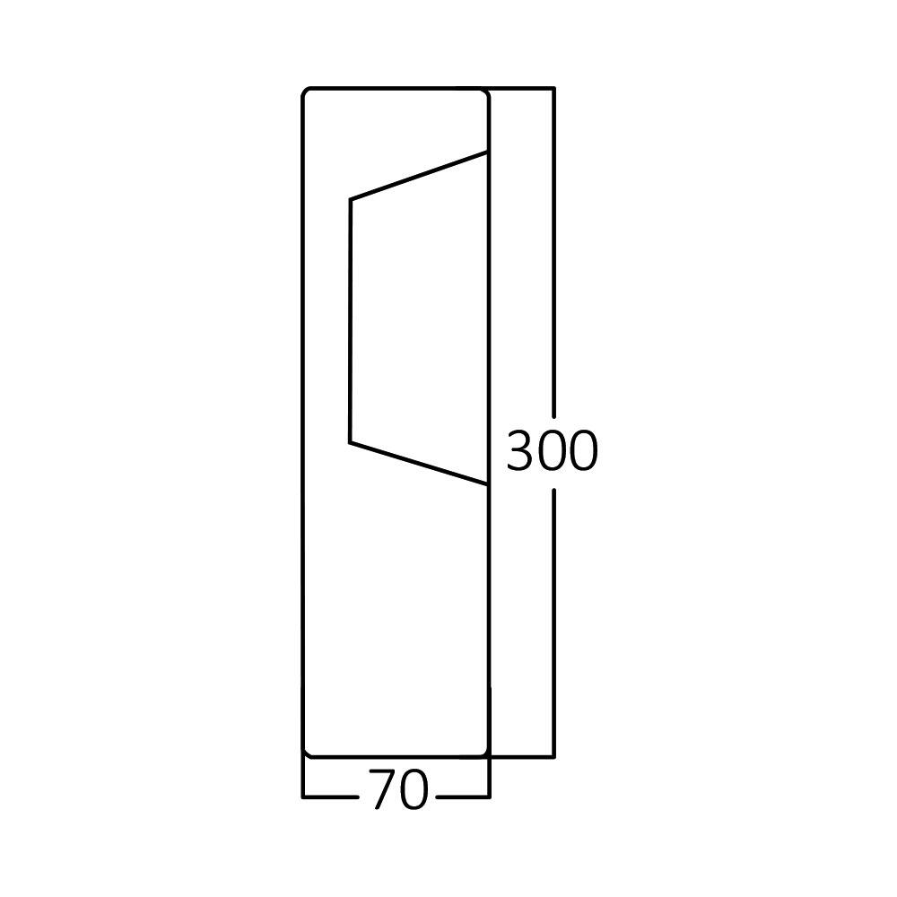 PITIC LED 7W 600LM 3000K IP54 TARUS 300,BR PLUS - imagine 3