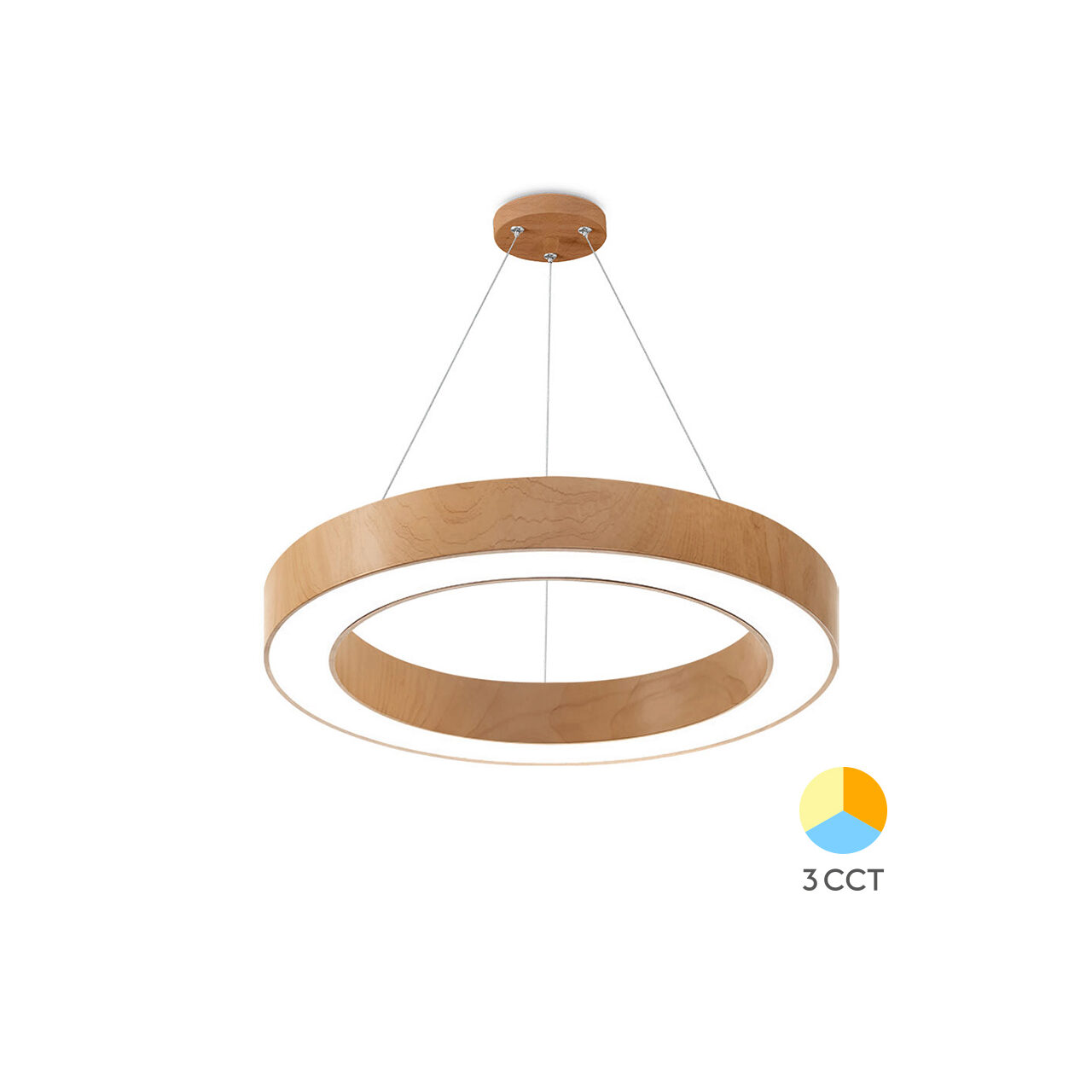 PLAF. LED SUSP 45W 3000/4000/6500K LEMN BLADE RND - Instadepot