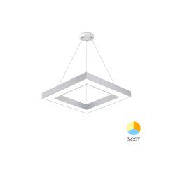 PLAF. LED SUSP 45W 3in1 ALB BLADE SQR - Instadepot