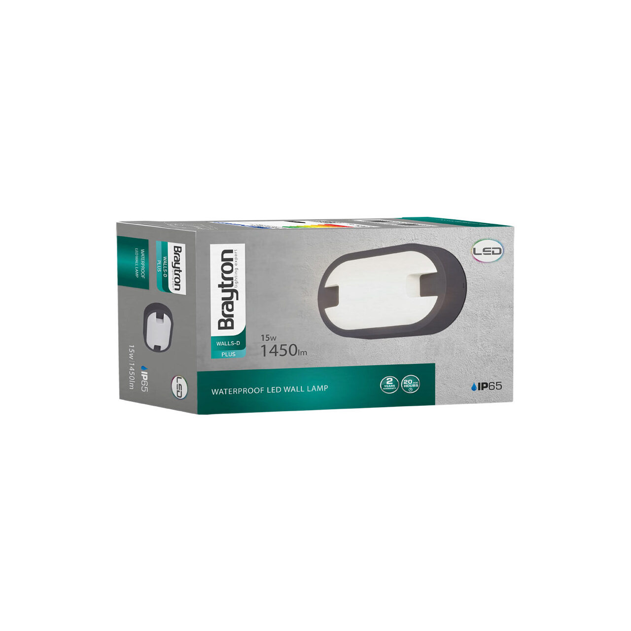PLAFONIERA LED 15W 1050lm, 3000K IP65 WALLS-D-ELP - imagine 6