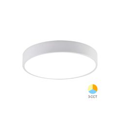 PLAFONIERA LED 36W 3000/4000/6500K ALB BLADE RND - Instadepot