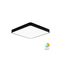PLAFONIERA LED 45W 3000/4000/6500K NEGR BLADE SQR - Instadepot