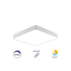 PLAFONIERA LED 45W TELECOMANDA ALB BLADE SQR - Instadepot