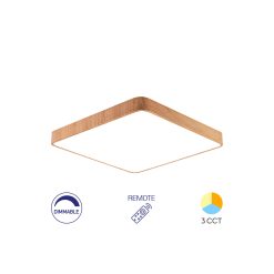 PLAFONIERA LED 45W TELECOMANDA LEMN BLADE SQR - Instadepot