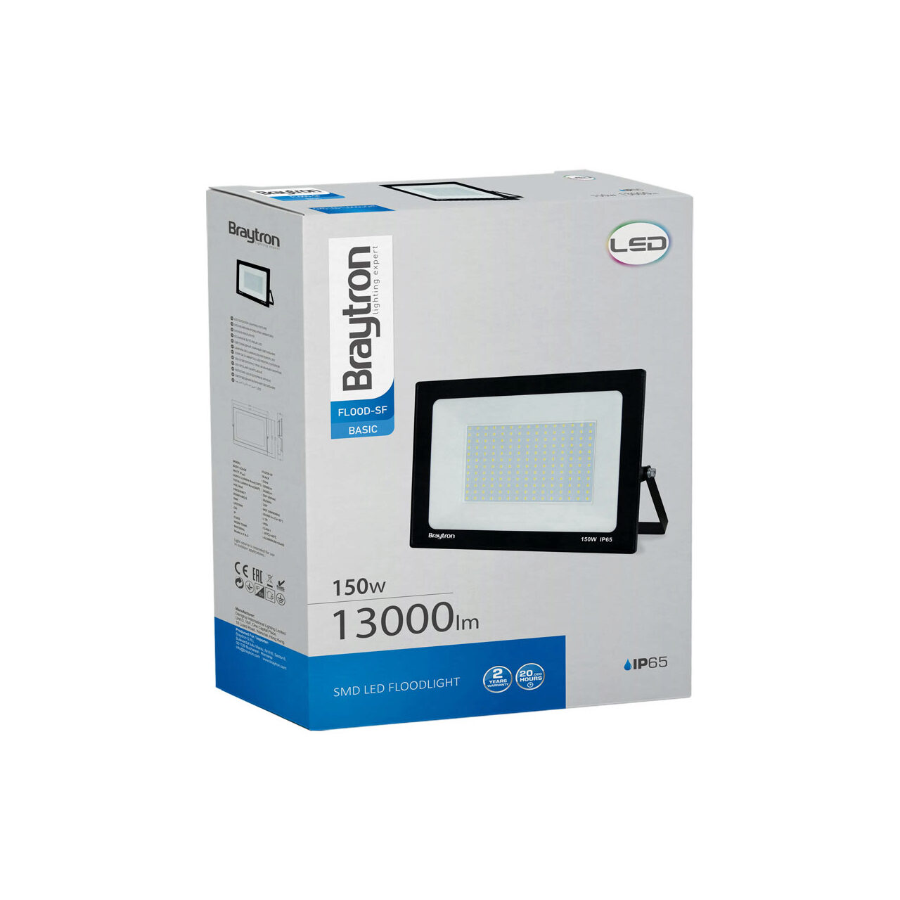 PROIECTOR LED SF 150W SMD 13000LM 4000K IP65 NEGRU - imagine 5