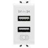 Priză 2xUSB 3A 1m