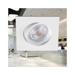 Alternative view of SPOT LED PATRAT 7W DIM 3IN1 230V IP20 ALB ROTABIL