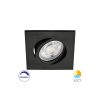 SPOT LED PATRAT 7W DIM 3IN1 230V IP20 NEGRU ROTA. - Instadepot