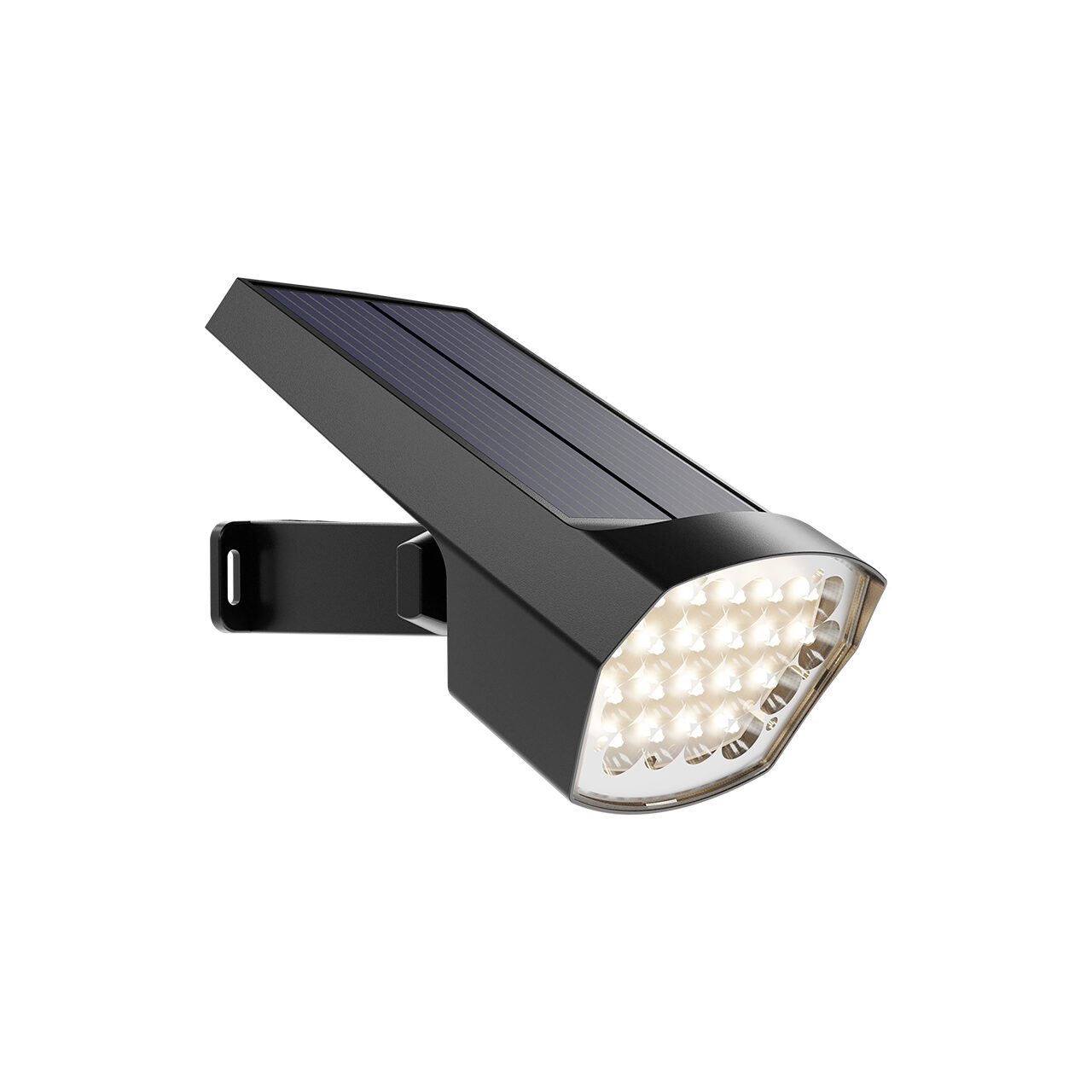SPOT LED PT GRADINA 12W 2in1+SOLAR IP65 GRI - imagine 4