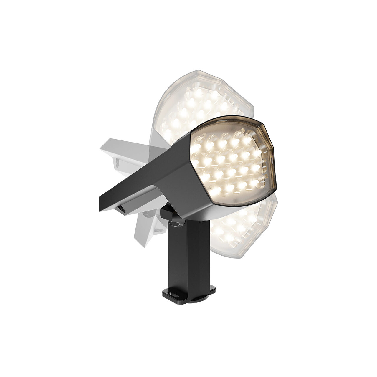 SPOT LED PT GRADINA 12W 2in1+SOLAR IP65 GRI - imagine 5