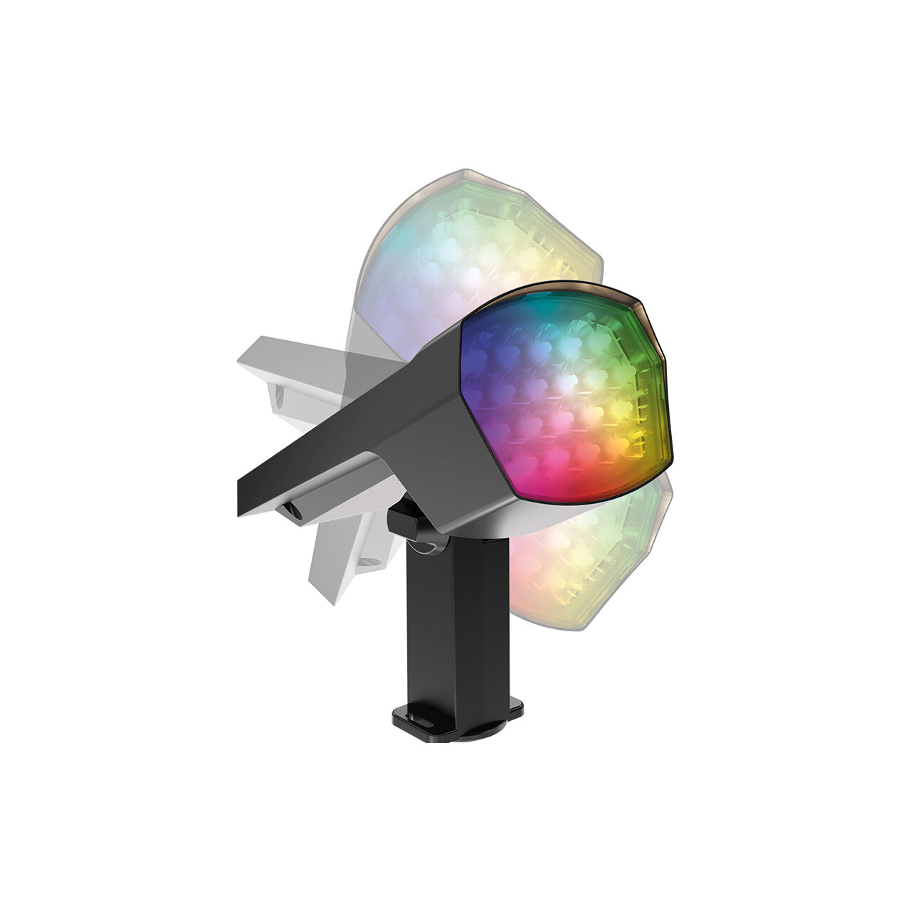 SPOT LED PT GRADINA 12W RGB DIM+SOLAR IP65 GRI - imagine 5