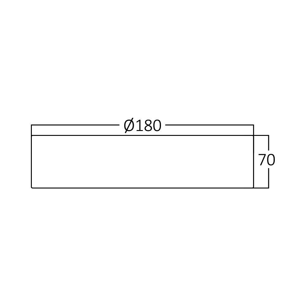 SPOT LED ROT PT 18W 6500K 180MM FATON NEGRU - imagine 3