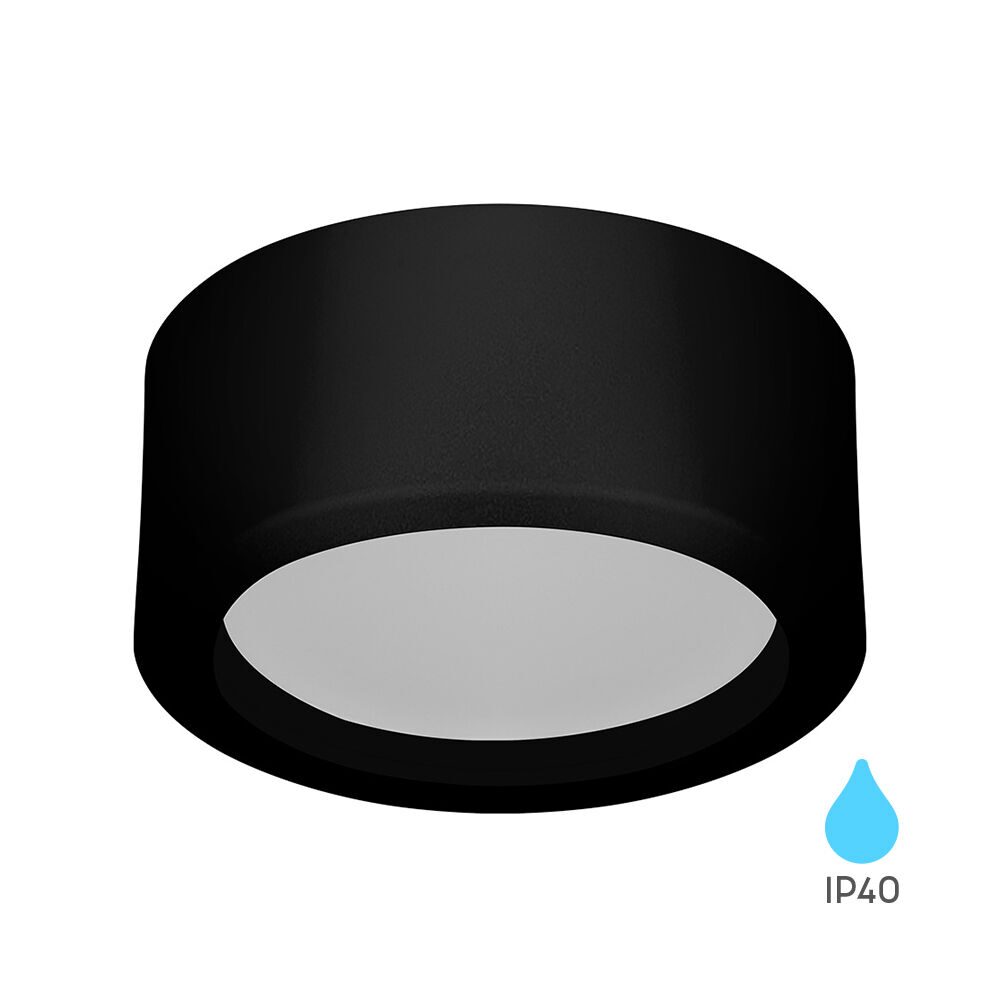 SPOT LED ROT PT 18W 6500K 180MM FATON NEGRU - Instadepot