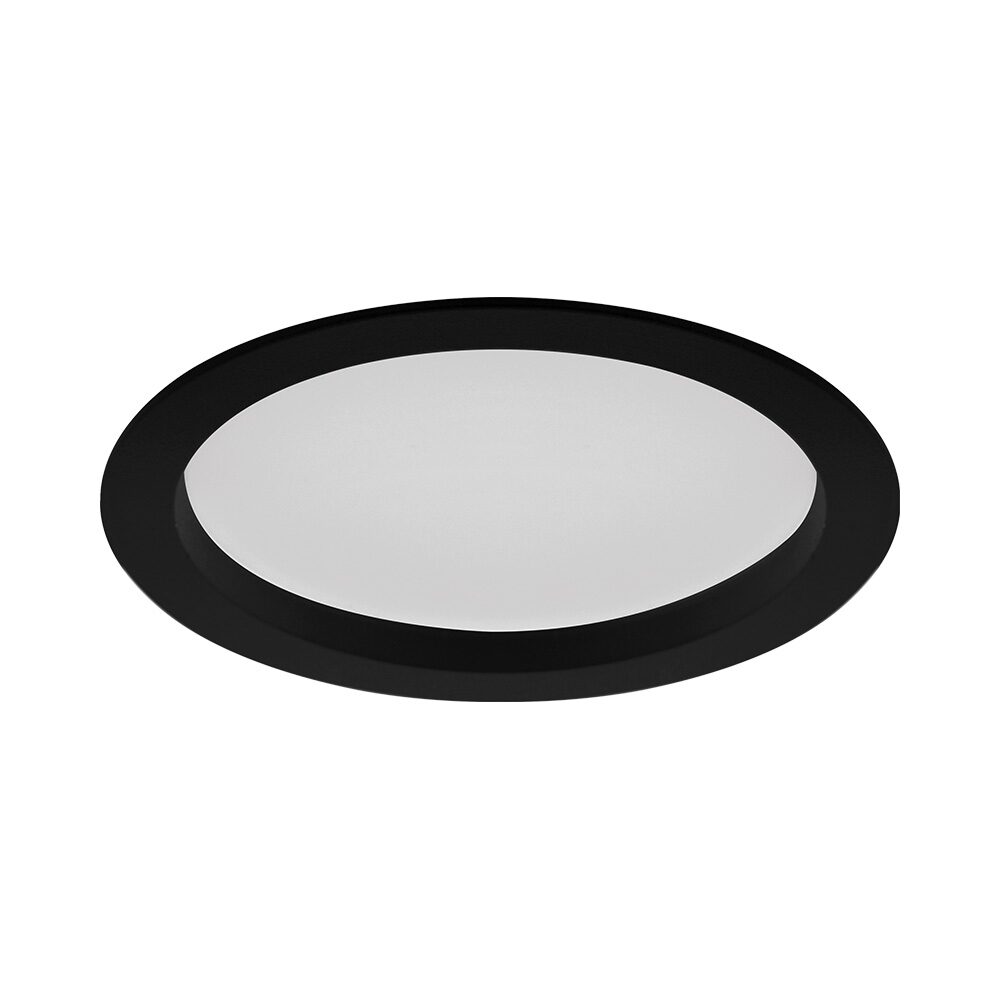 SPOT LED ROT ST 32W 6500K 223MM FATON NEGRU - Instadepot