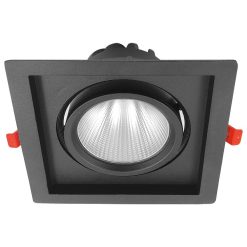 SPOT LED ROTABIL NEGRU 4000K 30W 2700LM COB BR PL. - Instadepot