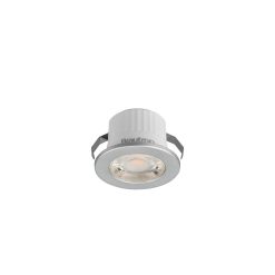 SPOT LED ROTUND MINICOB 3W 38G 3000K IP54 SILVER - Instadepot