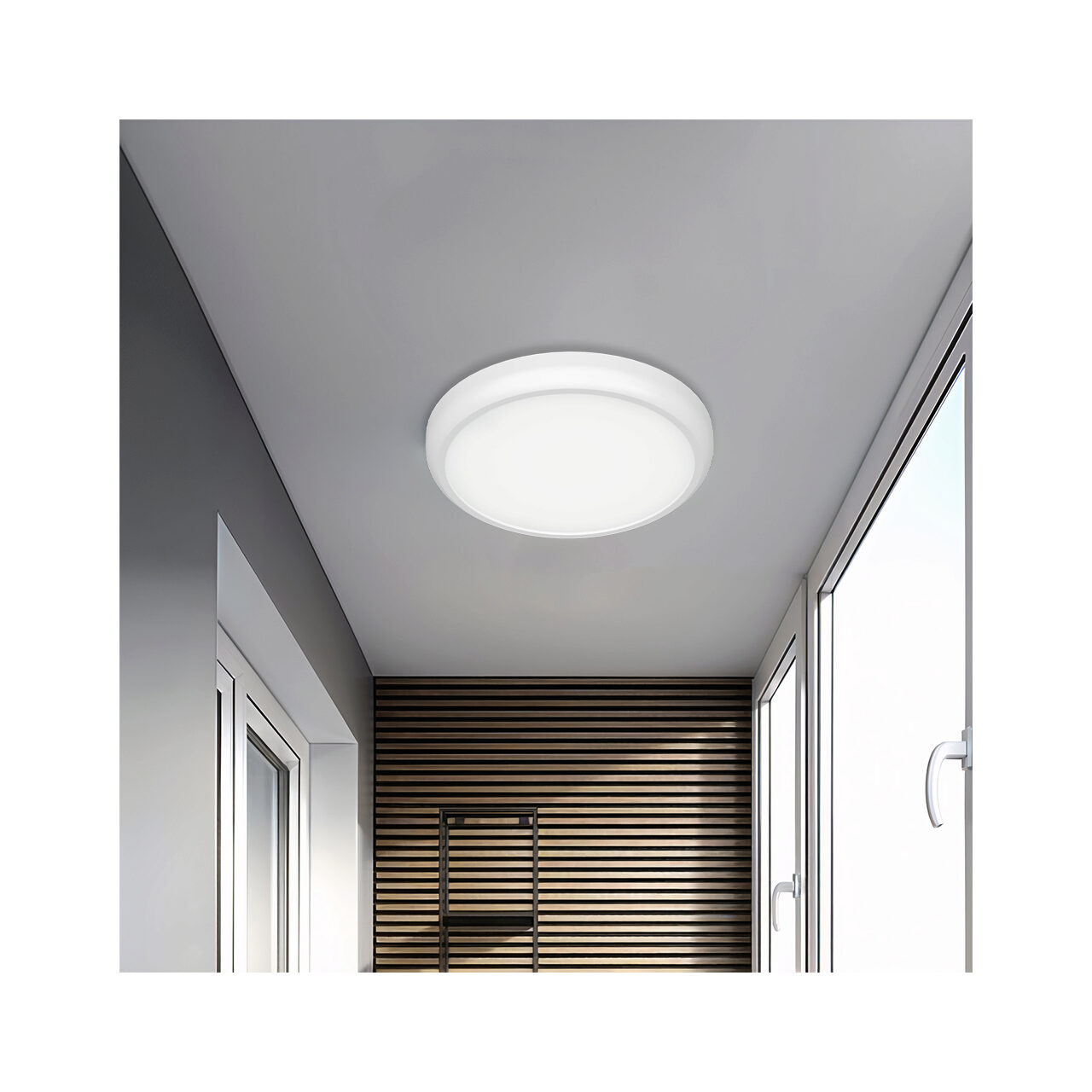 SPOT LED ROTUND PT 20W 2000lm 3in1 ALB F:225MM IP40 - imagine 2