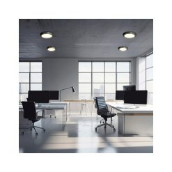Alternative view of SPOT LED ROTUND PT 24W NEGRU 3in1