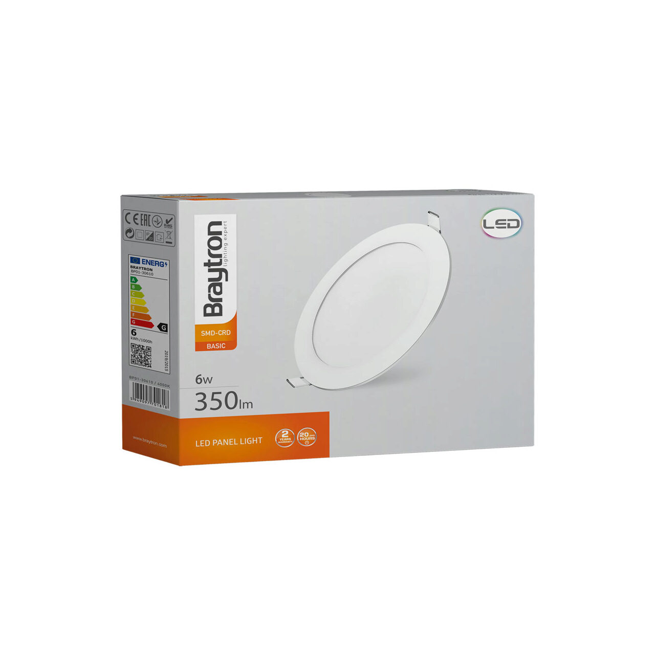 SPOT LED ROTUND ST 6W 350LM 3000K F:120MM - imagine 6
