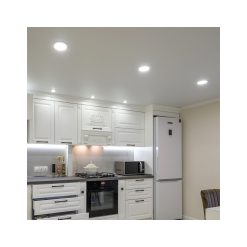 Alternative view of SPOT LED ROTUND ST 6W 470LM DIM 3000K F:128MM ALB IP40