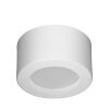 SPOT LED RTND PT 8W 3000K 100MM FATON ALB - Instadepot
