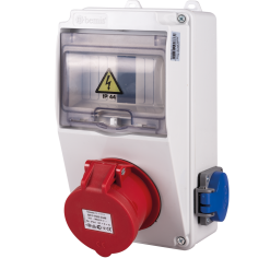 Tablou Sigurante 1P (5x16A) 380V + 2P (1x16A) 220V IP44 - Instadepot
