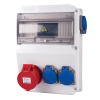 Tablou Sigurante 1P (5x16A) 380V + 2P (1x16A) + 2P (1x16A) 220V IP44 - Instadepot