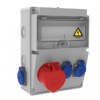 Tablou Sigurante 1P (5x32A) 380V + 2P (1x16A) + 2P (1x16A) 220V IP44 - Instadepot
