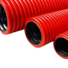 Teava Corugata Rosu PEHD Φ 125mm 450N - Instadepot