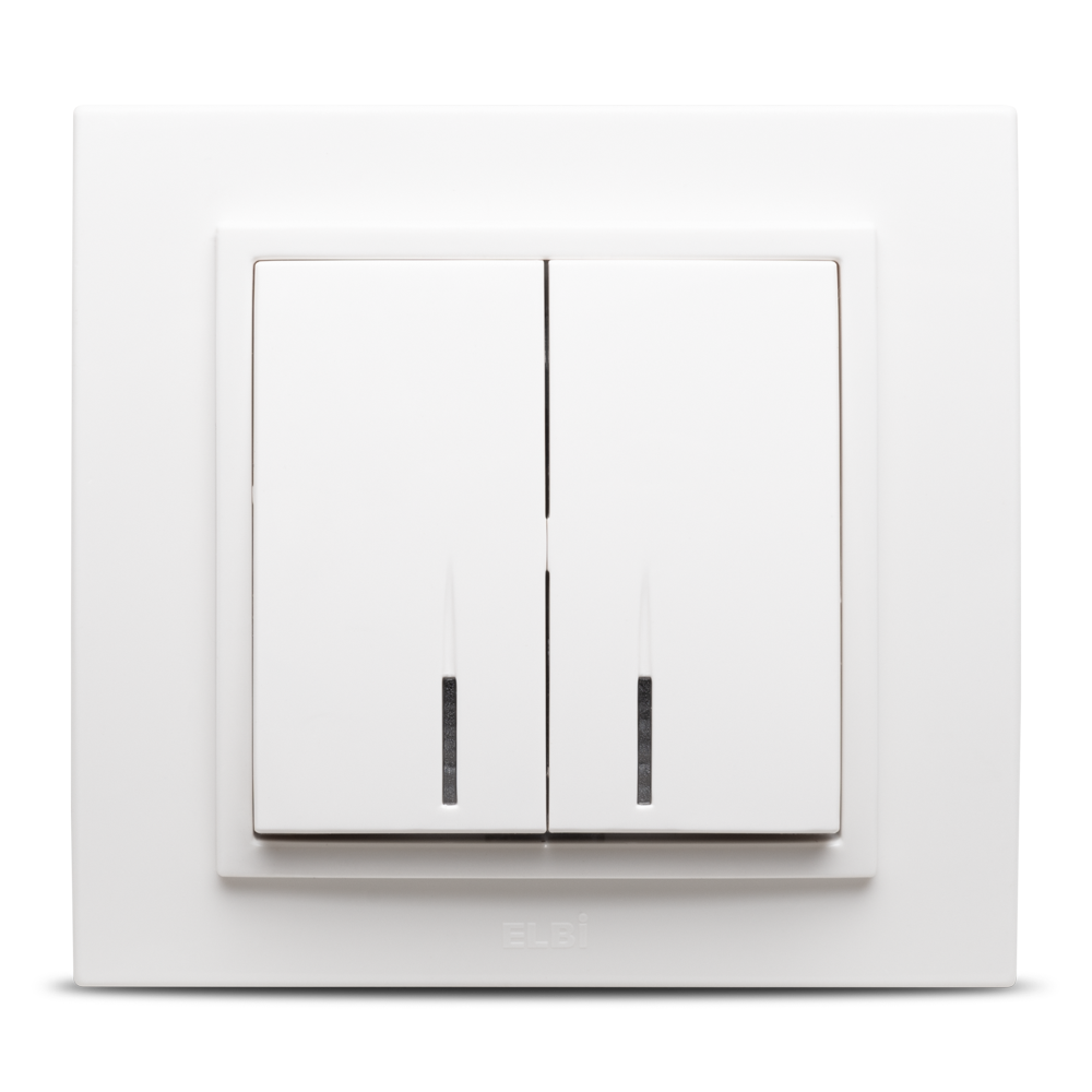 Zena Alb Comutator LED ST - Instadepot