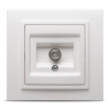 Zena Alb Priza Satelit F Conector ST - Instadepot