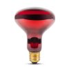 Bec Infrarosu R95 100W E27 Rosu TG - Instadepot