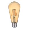 Bec LED filament ST64 6W E27 2200K