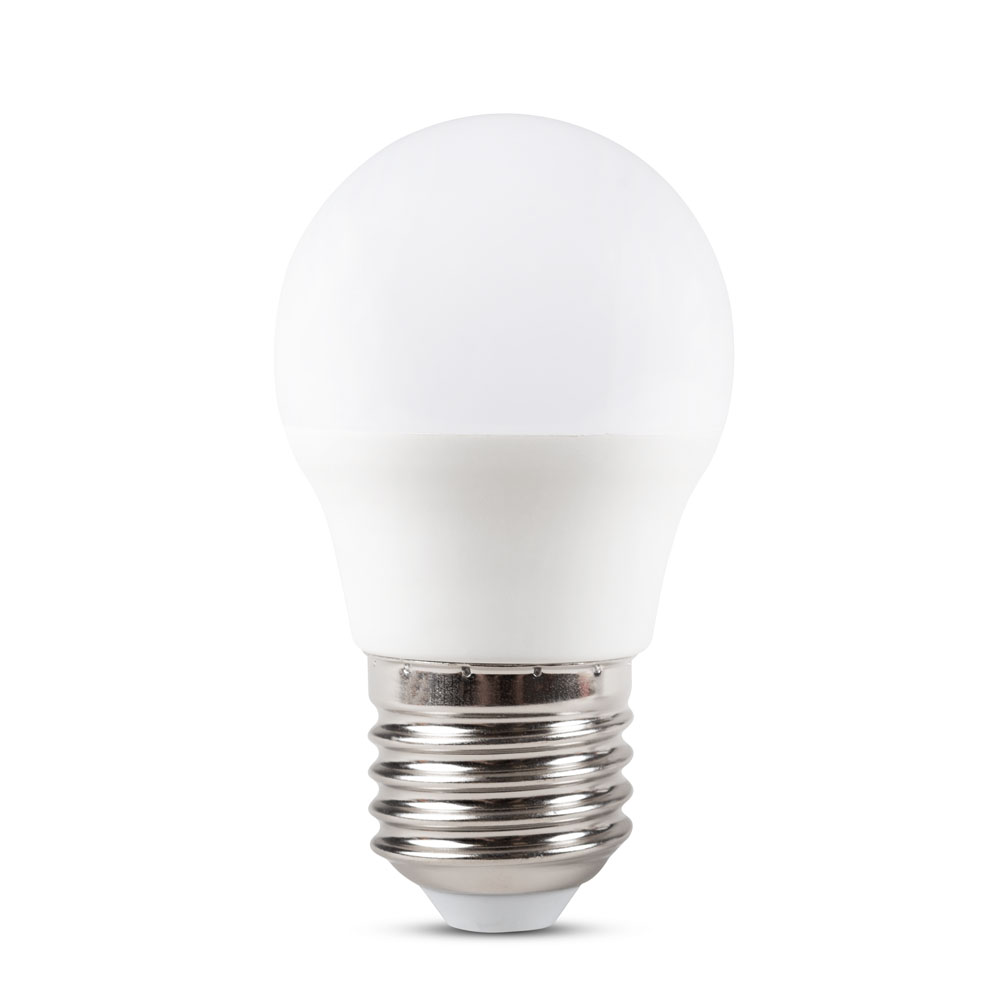 Bec LED sferic 5W E27 3000K