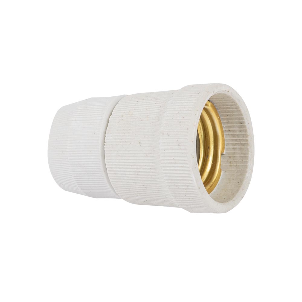 Dulie Ceramica E27 cu Fusta - Instadepot