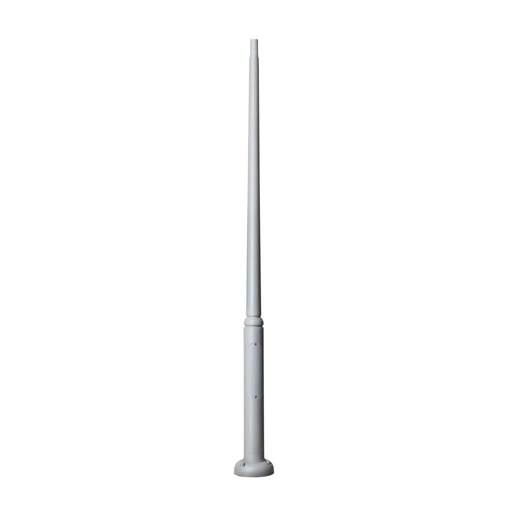 Stalp de Gradina Ektor cu Usita de Vizitare 3M Gri - Instadepot
